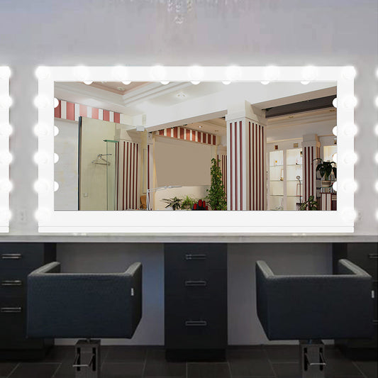 Desktop Hollywood Makeup Mirror with Dimmable Bulbs