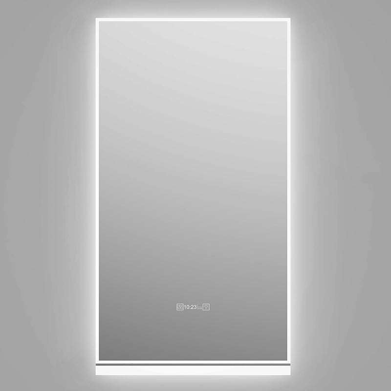 Frameless Smart Bathroom Mirror with Light