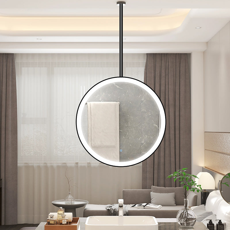 Ceiling-Mounted Smart Bathroom Mirror