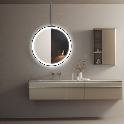 Ceiling-Mounted Smart Bathroom Mirror